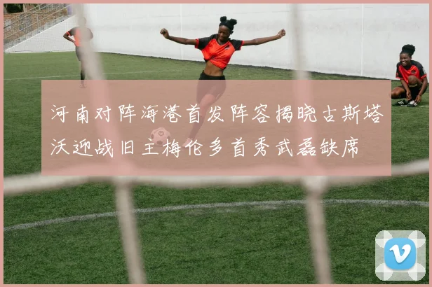 河南对阵海港首发阵容揭晓古斯塔沃迎战旧主梅伦多首秀武磊缺席